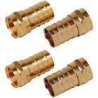 RCA Heavy Duty Coaxial F-Connector (4-Pack) Image 1