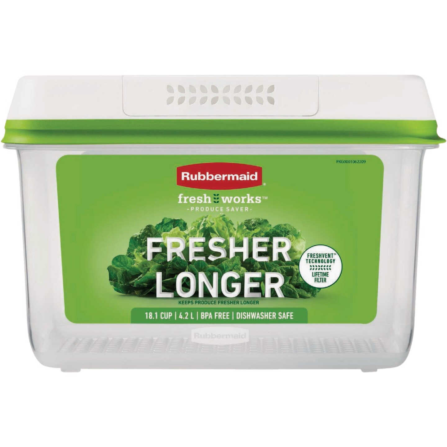 Rubbermaid Produce Saver Square 14-Cup Food Storage Pack of 2