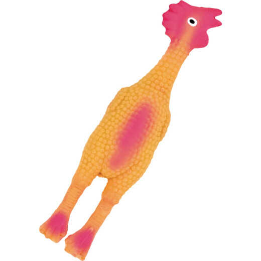 Westminster Pet Ruffin' It Squeaky 9 In. Latex Chicken Dog Toy
