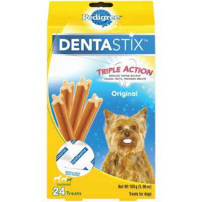 Pedigree Dentastix Toy Dog Original Flavor Dental Dog Treat (24-Pack)